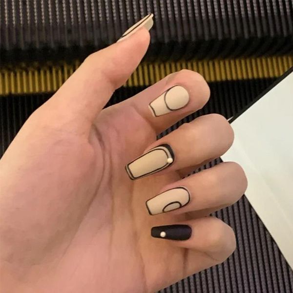 24pcs ballet nail type milk coffee pearl manicure patch removable false nails glue diy art tools, Red;gold
24pcs ballet nail type milk coffee pearl manicure patch removable false nails glue diy art tools, Red;gold