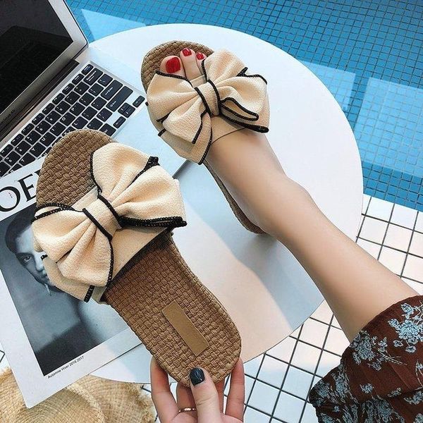 ladies flat slippers summer fashion open toe pu leather anti-slip women korean shoes bowknot outdoor beach, Black
ladies flat slippers summer fashion open toe pu leather anti-slip women korean shoes bowknot outdoor beach, Black
