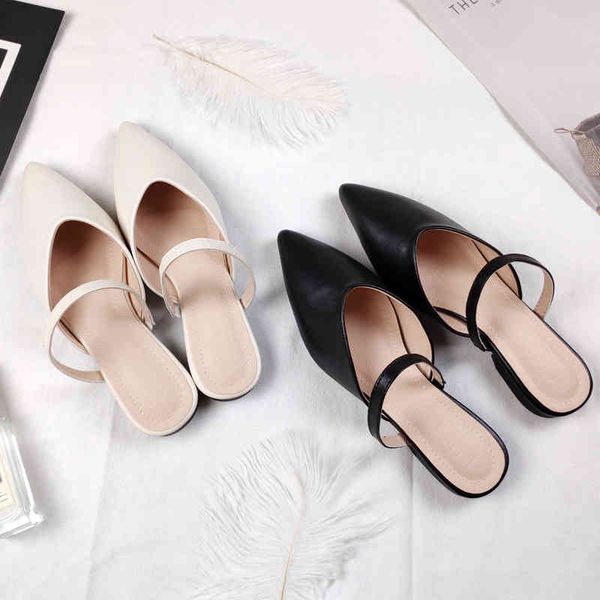 flip flop summer net red baotou slipper slippers women's pointed flat bottom double purpose lazy no heel large size shoes fashion, Black
flip flop summer net red baotou slipper slippers women's pointed flat bottom double purpose lazy no heel large size shoes fashion, Black