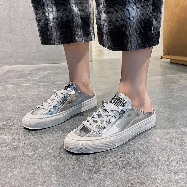 slippers summer canvas shoes women leisure sport white half flat sneakers a119 slides cotton fabric rubber with solid, Black
slippers summer canvas shoes women leisure sport white half flat sneakers a119 slides cotton fabric rubber with solid, Black