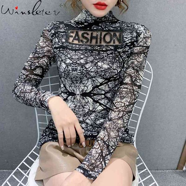 women's t-shirt spring fall korean style girl fashion print spliced mesh letter diamonds women long sleeve tees t0d605a, White
women's t-shirt spring fall korean style girl fashion print spliced mesh letter diamonds women long sleeve tees t0d605a, White