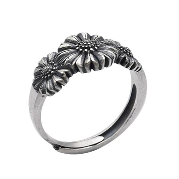 cluster rings bocai real s925 pure silver jewelry sunflower open ring for woman literary pine leaf peony, Golden;silver
cluster rings bocai real s925 pure silver jewelry sunflower open ring for woman literary pine leaf peony, Golden;silver