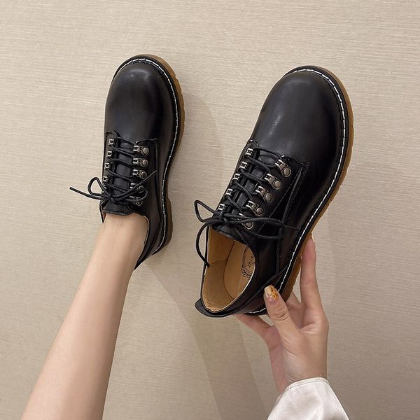 sandals 2021 oxford leather lace up platform shoes women fashion kawaii black brown flats ladies spring casual walking zapatos de
sandals 2021 oxford leather lace up platform shoes women fashion kawaii black brown flats ladies spring casual walking zapatos de