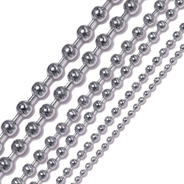 necklaces pendants wholesale 1.2/1.5/2/2.4/3/3.2/4/4.5/5/6mm stainless steel ball chain necklace for pendant or dog tags chains jewelry maki, Silver
necklaces pendants wholesale 1.2/1.5/2/2.4/3/3.2/4/4.5/5/6mm stainless steel ball chain necklace for pendant or dog tags chains jewelry maki, Silver