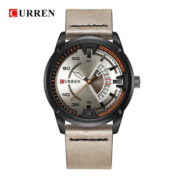 wristwatches curren mens watches watch men date display leather strap creative quartz wrist relogio masculino, Slivery;brown
wristwatches curren mens watches watch men date display leather strap creative quartz wrist relogio masculino, Slivery;brown