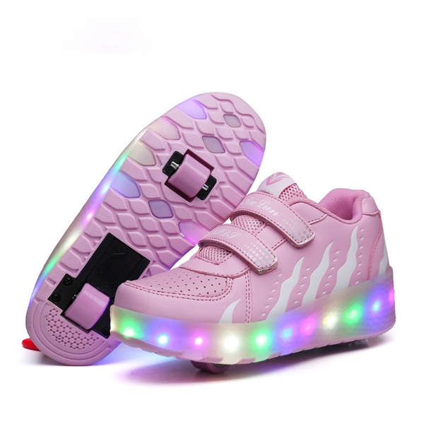 2021 sneakers roller shoes with two wheels wheelys led shoes kids girls children boys light up luminous glowing illuminated, Black;red
2021 sneakers roller shoes with two wheels wheelys led shoes kids girls children boys light up luminous glowing illuminated, Black;red