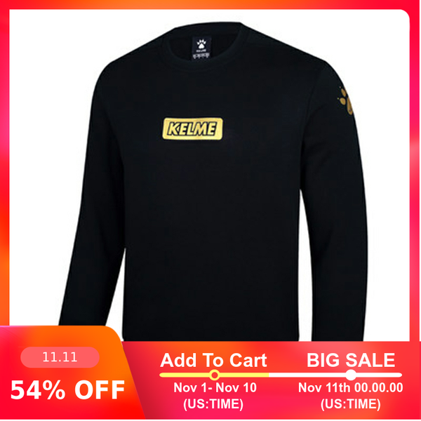 gym clothing kelme men's spring sports sweater leisure round neck pullover knit long-sleeved 3881526, White;black
gym clothing kelme men's spring sports sweater leisure round neck pullover knit long-sleeved 3881526, White;black