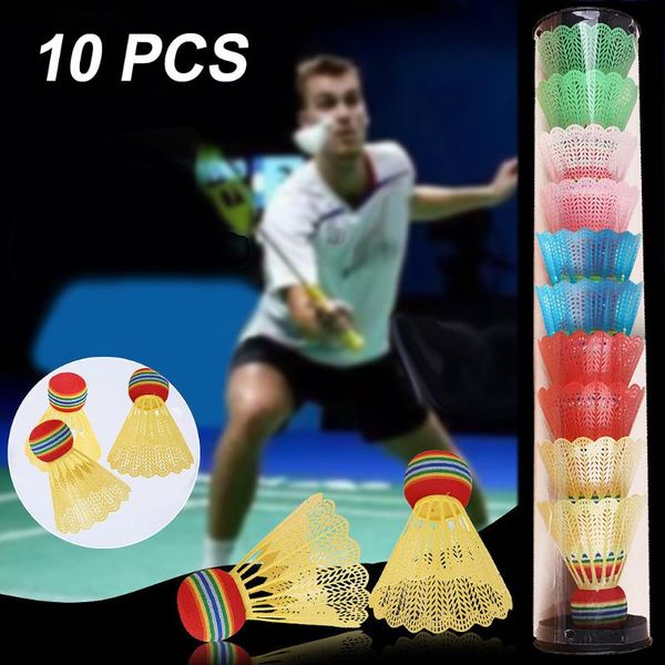 10pcs multicolor badminton balls family household outdoors sport open air durable shuttlecock accessories
10pcs multicolor badminton balls family household outdoors sport open air durable shuttlecock accessories