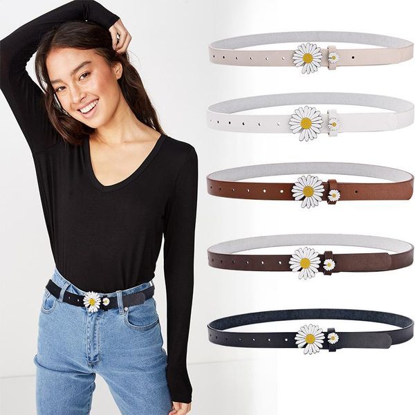 belts small daisy pu fine belt women waistband korean -style student flower buckle personality smooth faux leather, Black;brown
belts small daisy pu fine belt women waistband korean -style student flower buckle personality smooth faux leather, Black;brown
