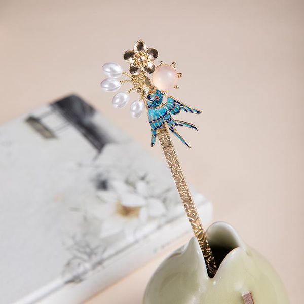 party masks women's ancient style pearl cloisonne swallow hairpin kanzashi hair accessories cosplay retro headwear ming dynasty stick
party masks women's ancient style pearl cloisonne swallow hairpin kanzashi hair accessories cosplay retro headwear ming dynasty stick