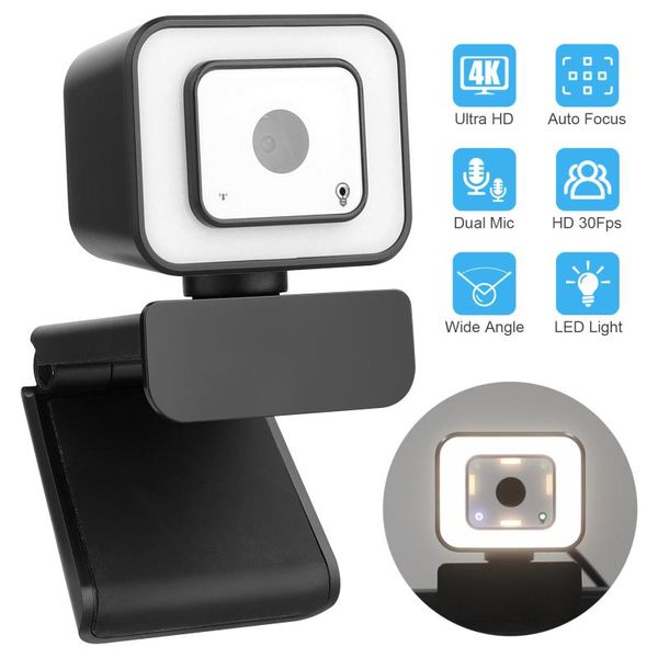 webcams computer webcam hd 8k 1080p auto focus web with fill light, microphone for live broadcast video calling conference
webcams computer webcam hd 8k 1080p auto focus web with fill light, microphone for live broadcast video calling conference