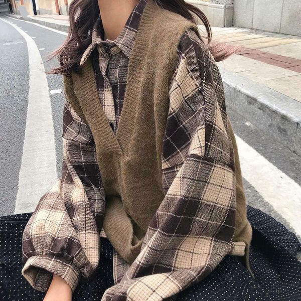 two piece dress 2 female all-match sets loose elegant feminine fashion streetwear college vintage cozy korean style fall 6egu, White
two piece dress 2 female all-match sets loose elegant feminine fashion streetwear college vintage cozy korean style fall 6egu, White