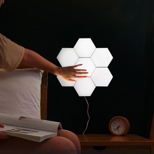1-10 pcs quantum lamp led modular touch sensitive lighting hexagonal night light lamps wall creative decoration
1-10 pcs quantum lamp led modular touch sensitive lighting hexagonal night light lamps wall creative decoration