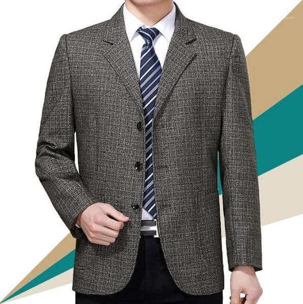 men's suits & blazers business mens casual suit middle-aged thin jacket men blazer masculino slim fit casaco jaqueta masculina coats ma, White;black
men's suits & blazers business mens casual suit middle-aged thin jacket men blazer masculino slim fit casaco jaqueta masculina coats ma, White;black
