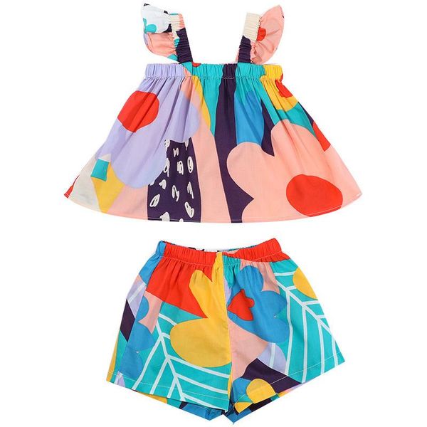 toddler kids baby girls summer off shoulder vest print short pants children fashion clothes cotton sets 2pcs 6m-6y clothing, White
toddler kids baby girls summer off shoulder vest print short pants children fashion clothes cotton sets 2pcs 6m-6y clothing, White