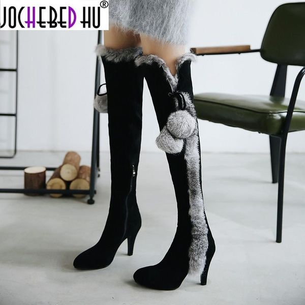 boots jochebed hu 2021 large size 33-46 women cow suede leather pointed toe straight over the knee high winter warm f, Black
boots jochebed hu 2021 large size 33-46 women cow suede leather pointed toe straight over the knee high winter warm f, Black