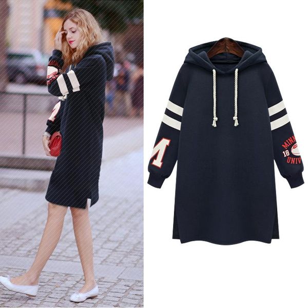 casual dresses preppy style plus velvet thickening winter dress long sleeve sweater women size vestidos robe femme, Black;gray
casual dresses preppy style plus velvet thickening winter dress long sleeve sweater women size vestidos robe femme, Black;gray