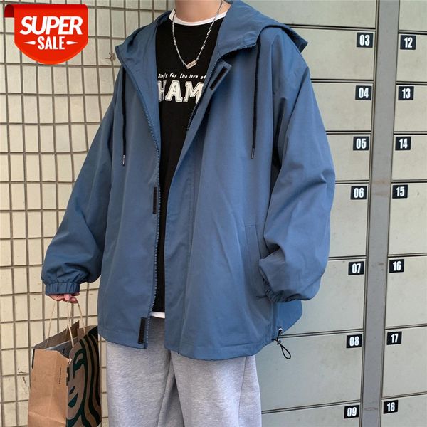 literary men's and women's shop hooded jacket hong kong style trend korean loose all-match #le97, Black;brown
literary men's and women's shop hooded jacket hong kong style trend korean loose all-match #le97, Black;brown