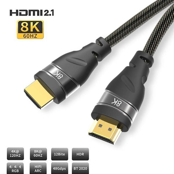 audio cables & connectors 2.1 cable 4k 120hz cord high speed 8k 60hz ultra hd hdr 48gbps video converter for ps4 hdtvs projectors
audio cables & connectors 2.1 cable 4k 120hz cord high speed 8k 60hz ultra hd hdr 48gbps video converter for ps4 hdtvs projectors