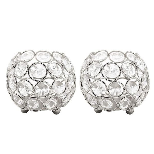 candle holders 2 pieces silver crystal tea holder set, wishing suitable for wedding, home decoration
candle holders 2 pieces silver crystal tea holder set, wishing suitable for wedding, home decoration