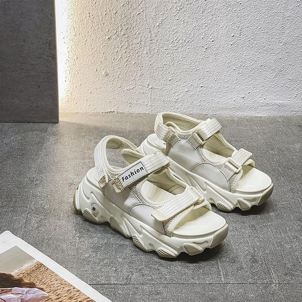 dress shoes dad sandals female 2021 summer muffin casual thick bottom increased sports wind opentoe women's tide, Black
dress shoes dad sandals female 2021 summer muffin casual thick bottom increased sports wind opentoe women's tide, Black