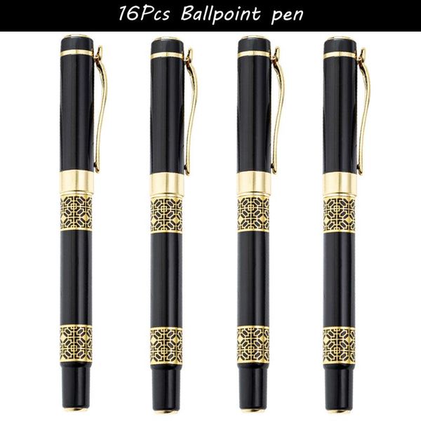 16pcs luxury metal ballpoint pen business writing signing calligraphy pens office school stationary supplies, Blue;orange
16pcs luxury metal ballpoint pen business writing signing calligraphy pens office school stationary supplies, Blue;orange