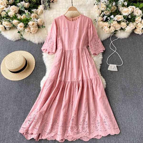 dresses croysier summer clothes for women es casual sweet embroidery lace round neck short sleeve cozy loose midi, Black;gray
dresses croysier summer clothes for women es casual sweet embroidery lace round neck short sleeve cozy loose midi, Black;gray