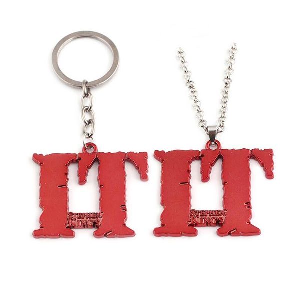 horror movie stephen kings it design logo alloy key chains keychain key chain keyring keyfob pendant necklace accessories, Silver
horror movie stephen kings it design logo alloy key chains keychain key chain keyring keyfob pendant necklace accessories, Silver