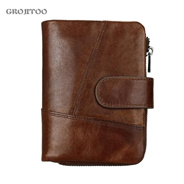 cowhide leather wallet for men large capacity genuine women purse coin bag with zipper lady's card money wallets, Red;black
cowhide leather wallet for men large capacity genuine women purse coin bag with zipper lady's card money wallets, Red;black