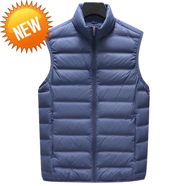 plus size winter ultra light vest for men 2021 new zip pockets sleeveless jacket 90% white duck down gilet coat man warm vests, Black
plus size winter ultra light vest for men 2021 new zip pockets sleeveless jacket 90% white duck down gilet coat man warm vests, Black