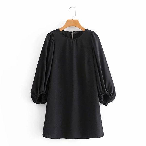spring women lantern sleeve black midi dress female o neck clothes casual lady loose vestido d7125 210430, Black;gray
spring women lantern sleeve black midi dress female o neck clothes casual lady loose vestido d7125 210430, Black;gray