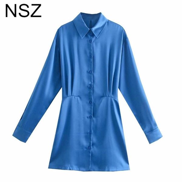 casual dresses nsz women blue satin shirt dress summer 2021 long sleeve slim back pleated ladies party night club mini short, Black;gray
casual dresses nsz women blue satin shirt dress summer 2021 long sleeve slim back pleated ladies party night club mini short, Black;gray