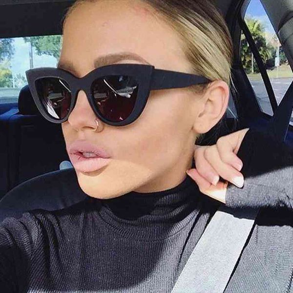 european and american retro cats eye sunglasses cross border trend all match wholesale, White;black
european and american retro cats eye sunglasses cross border trend all match wholesale, White;black