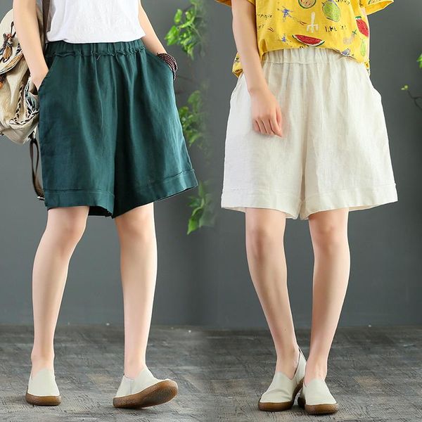 women's pants & capris five points trousers casual 2021 summer thin cotton and linen wide leg elastic waist loose lady k208, Black;white
women's pants & capris five points trousers casual 2021 summer thin cotton and linen wide leg elastic waist loose lady k208, Black;white
