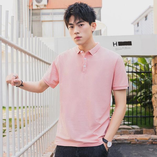 men's polos 827 summer shirt classic simple solid color short-sleeved lapel leisure slim bottoming basic t-shirt male clothing, White;black
men's polos 827 summer shirt classic simple solid color short-sleeved lapel leisure slim bottoming basic t-shirt male clothing, White;black