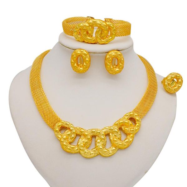 earrings & necklace dubai african jewelry sets for women bridal collares 24k gold jewelery nigerian ring earring wedding accessorie, Silver
earrings & necklace dubai african jewelry sets for women bridal collares 24k gold jewelery nigerian ring earring wedding accessorie, Silver