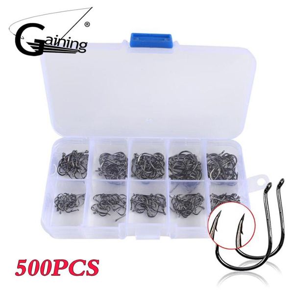 high carbon steel fishing hook with barbed 10 different size fish hole carp tackle fishhooks lure 3#-12# hooks
high carbon steel fishing hook with barbed 10 different size fish hole carp tackle fishhooks lure 3#-12# hooks