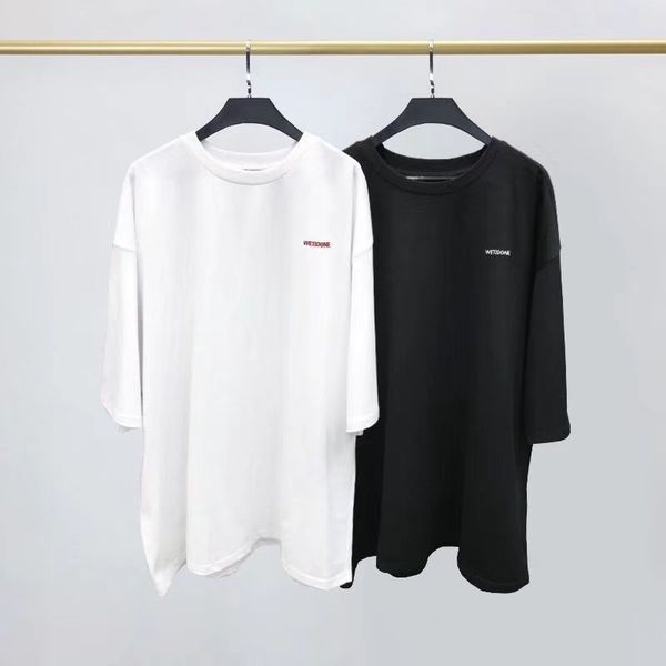 brand 21ss we 11 small letter embroidery versatile couple short sleeve t-shape, White;black
brand 21ss we 11 small letter embroidery versatile couple short sleeve t-shape, White;black