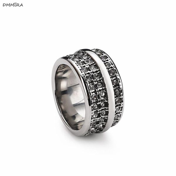 wedding rings trendy double row drill ring silver jewelry vintage street simple style men women retro, Slivery;golden
wedding rings trendy double row drill ring silver jewelry vintage street simple style men women retro, Slivery;golden