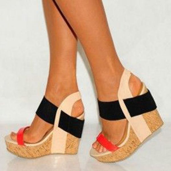 shoes.elegant fashion women's shoes, multi color combination leather, 14.5 cm wedges sandals, sandals. size:34-45 sandals, Black
shoes.elegant fashion women's shoes, multi color combination leather, 14.5 cm wedges sandals, sandals. size:34-45 sandals, Black