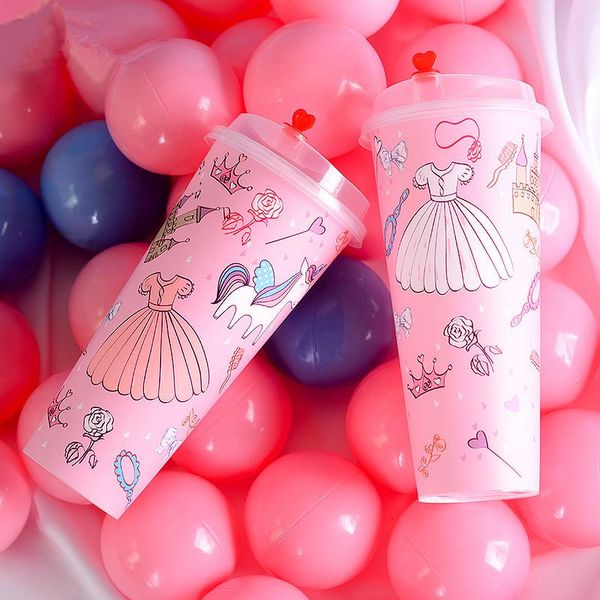disposable cups & straws 50pcs 90 caliber creative milk tea plastic cup thick injection beverage juice packaging party favor with lid
disposable cups & straws 50pcs 90 caliber creative milk tea plastic cup thick injection beverage juice packaging party favor with lid
