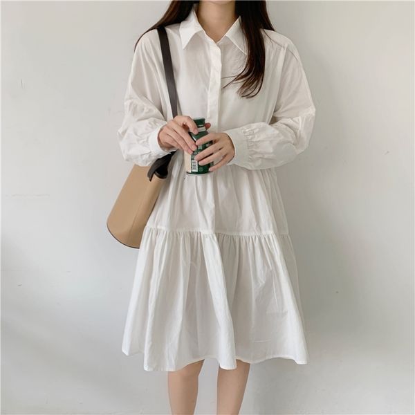 casual dresses summer ladies high waist cotton femme chic gentle shirt all-match solid elegant mini vestidos m6mf, Black;gray
casual dresses summer ladies high waist cotton femme chic gentle shirt all-match solid elegant mini vestidos m6mf, Black;gray