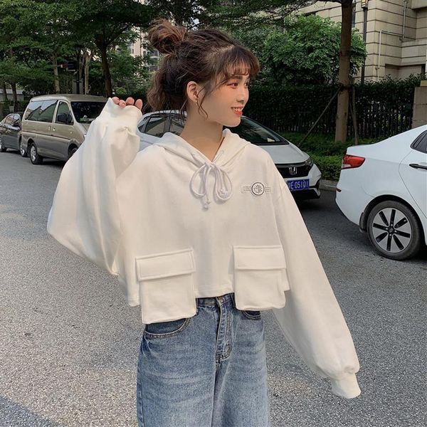 women's hoodies & sweatshirts lantern sleeve full sweet pullovers hooded autumn crop white clothing pockets harajuku style, Black
women's hoodies & sweatshirts lantern sleeve full sweet pullovers hooded autumn crop white clothing pockets harajuku style, Black
