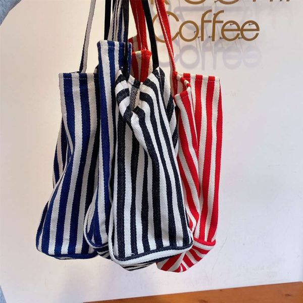 striped shoulder bag korean chic large capacity canvas out of the street fashion simple women's shopping
striped shoulder bag korean chic large capacity canvas out of the street fashion simple women's shopping