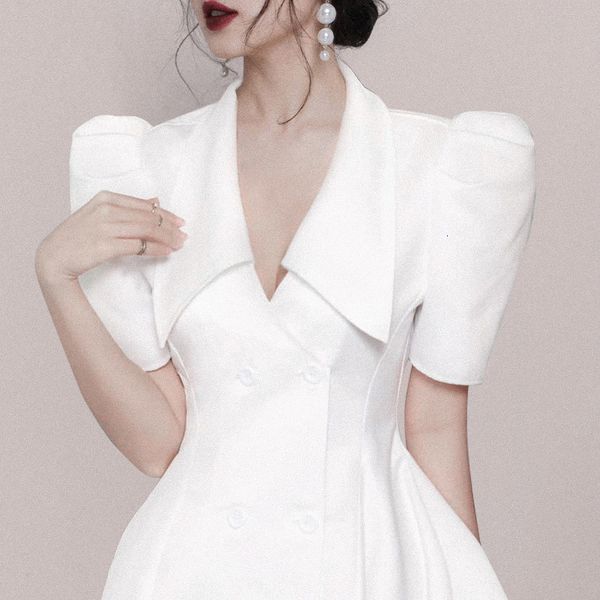 casual dresses woman dress high waist slim double button puff sleeve elegant banquet office lady 2021 new summer fashion ysy8, Black;gray
casual dresses woman dress high waist slim double button puff sleeve elegant banquet office lady 2021 new summer fashion ysy8, Black;gray