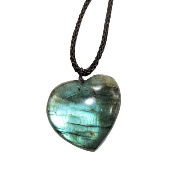 decorative objects & figurines 1pc natural labradorite crystal necklace healing chakra pendant with hand-woven rope heart stone moonstone in
decorative objects & figurines 1pc natural labradorite crystal necklace healing chakra pendant with hand-woven rope heart stone moonstone in