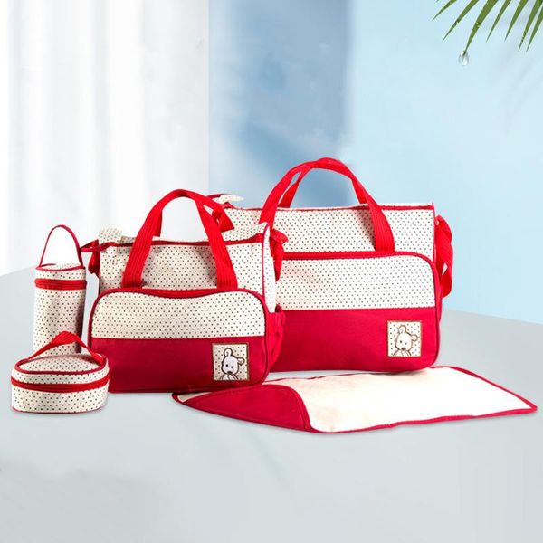 diaper bags 40*18*30 5pcs/set baby bag for mom bottle holder maternity care mummy changing nappy sets
diaper bags 40*18*30 5pcs/set baby bag for mom bottle holder maternity care mummy changing nappy sets
