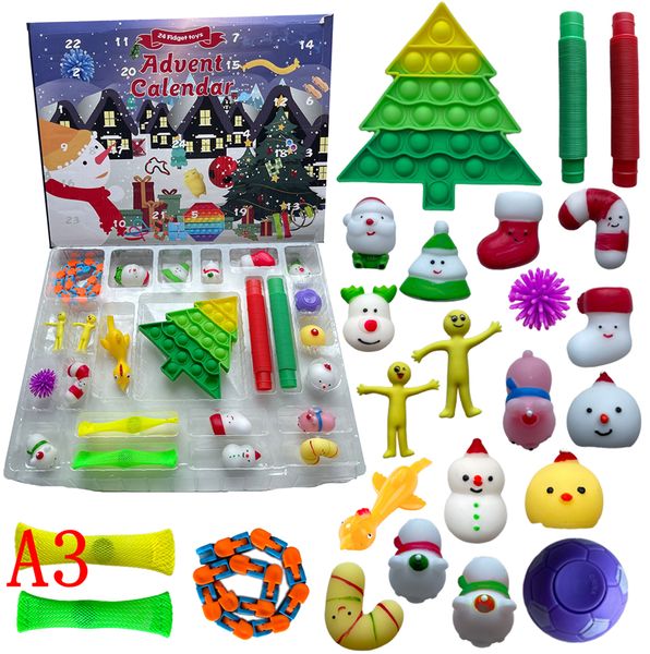 24 days christmas fidget toy advent calendar set december push bubble 24pcs/set silicone stress reliever sensory toys by sea lla997
24 days christmas fidget toy advent calendar set december push bubble 24pcs/set silicone stress reliever sensory toys by sea lla997