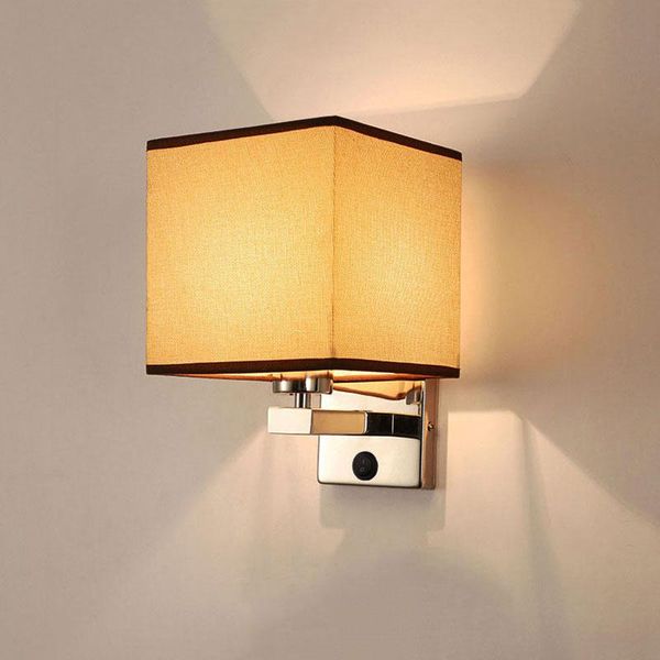 modern creative el bedside wall lamp on off button light bedroom fashion cloth fabric lighting fixture
modern creative el bedside wall lamp on off button light bedroom fashion cloth fabric lighting fixture