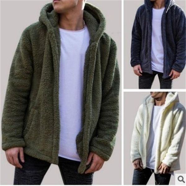 men's hoodies & sweatshirts autumn fashion youth casual pure color warm fleece cardigan hooded long sleeve jacket, Black
men's hoodies & sweatshirts autumn fashion youth casual pure color warm fleece cardigan hooded long sleeve jacket, Black